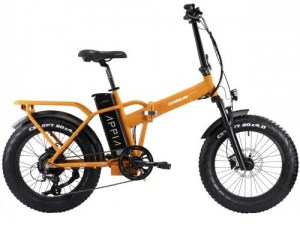 Lombardo Appia E-Bike 20" Orange C White Matt